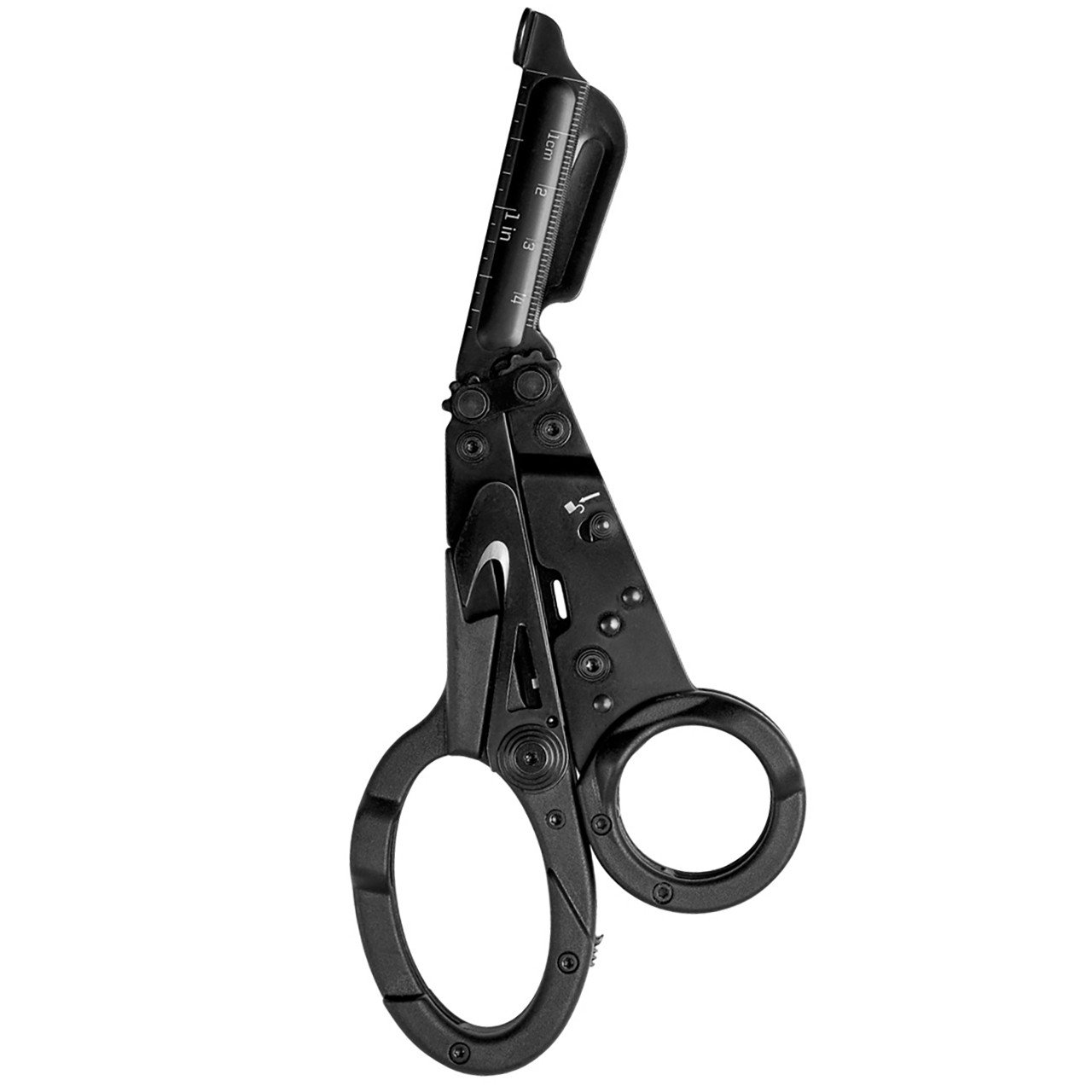 A focused multi-tool designed specifically for first responders, ParaShears come complete with a mission-specific toolset that features 11 components, including shears, strap cutter, glass breaker, oxygen wrench and tweezers. Leveraging SOG’s proprietary Compound Leverage technology, ParaShears are able to cut through material easier and quicker than equivalent shears. Capable and reliable, the ParaShears are a multi-tool designed for rapid, precise work under the most stressful conditions in medical applications.
