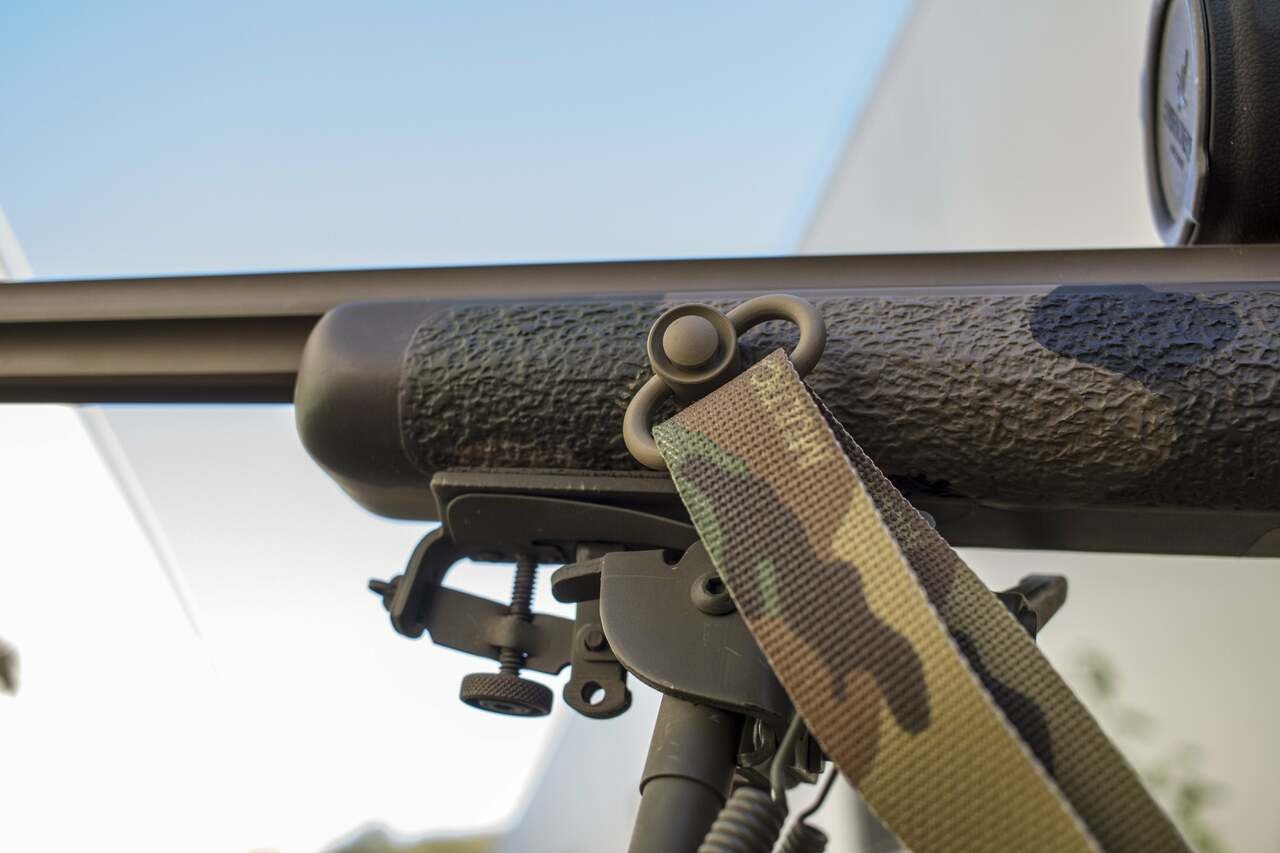 Black Nitride 1.25" Heavy Duty Push Button Swivel. All steel construction, Extremely durable finish, Tension tested for heavy loads, 1-1/4" Loop