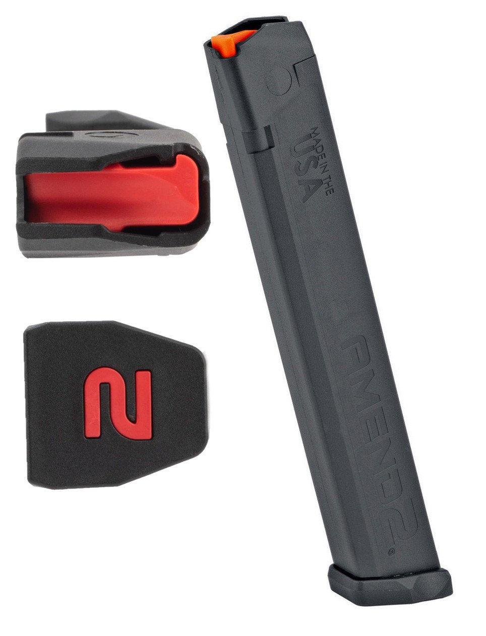 Amend2 9mm 34 Round Magazine for Glock 17, 19, 19X, 26 Pistols