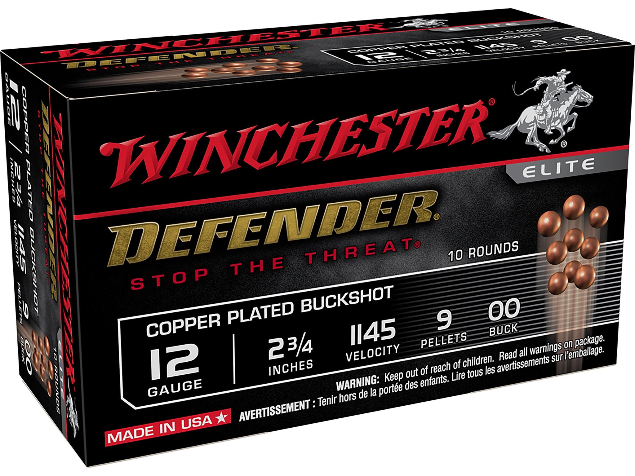Engineered to maximize terminal ballistics, Winchester Defender shotshell ammunition provides maximum stopping power for the ultimate performance in personal defense. Winchester incorporates unique technologies in specific rounds including, slug and buck, the segmenting slug and a unique 410 round, which includes Defense Discs and plated BBs.