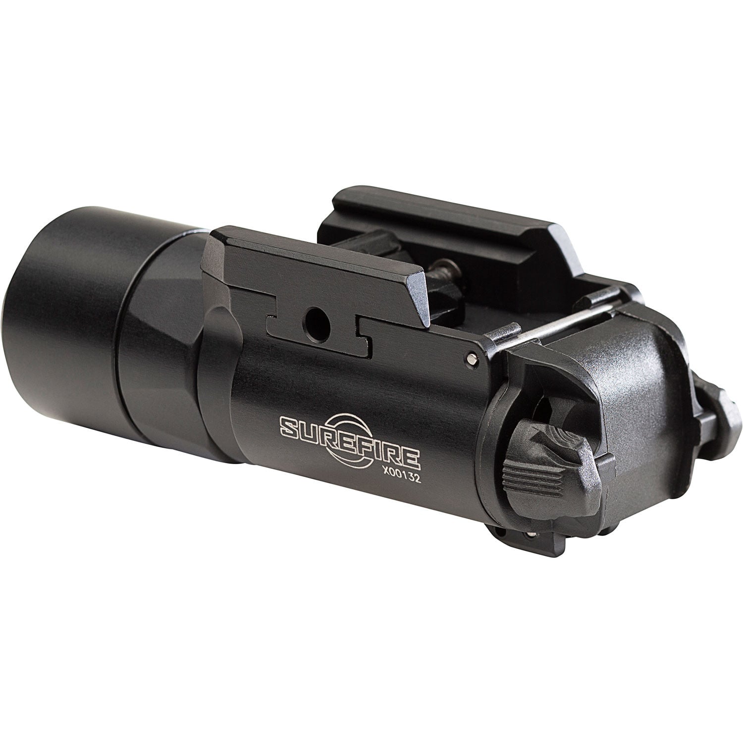 Surefire X300 Turbo Weapon Light generates a tightly focused, 66,000-candela beam pattern. Features intuitive switching allows instant activation without altering grip; turbo beam pattern, 1.50 hours run time on high; aerospace aluminum body is Mil-Spec hard anodized for scratch and corrosion resistance and sealed to make it weatherproof and IPX waterproof to 1 meter for 30 minutes. The X300T-A attachment system permits secure, rapid attachment to and easy removal from Universal and Picatinny thumb screw rail mount. Powered by two 123A lithium primary batteries, the X300T-A generates 66,000 candela of high-intensity into a compact, handgun-practical form factor. In addition, all Surefire high-candela WeaponLights feature reliable, intuitive switching, and they can be accessorized with the most comprehensive switching options in the industry. SureFire Turbo Series models are engineered to take a beating and thrive in any environment, just like when Surefire pioneered high-candela illumination tools two decades ago. There's no room for compromise when you depend on your equipment to save your life. That's why every SureFire Turbo Series model is constructed of rugged, lightweight aerospace aluminum, Mil-Spec hard-anodized, and O-ring sealed to keep out the elements. As a result, they're the best-performing, most feature-rich illumination tools in their class. Some things never change.