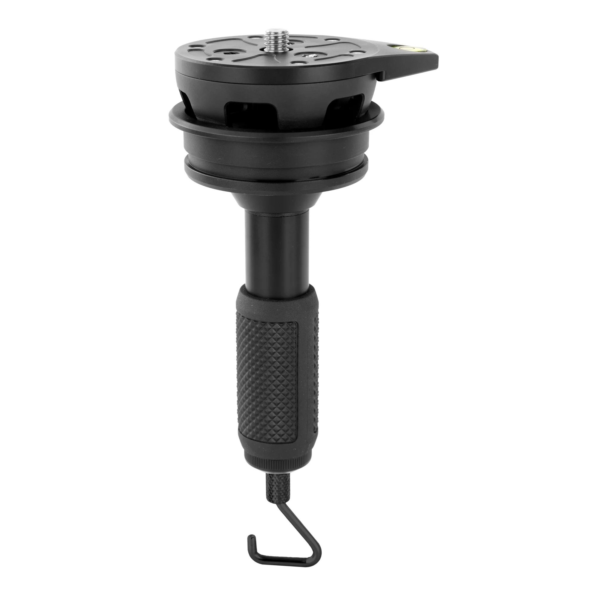 Endeavor series shooting tripods are built for the field or blind, helping you stay steady at all distances, from short-range shots to long-range percision shooting. Constructed using advanced CNC engineering for maximum precision and quality, these tripods are available in a choice of carbon or aluminum as well as a selection of removable or fixed canopies. The Endeavor GM-70 gun or crossbow mount reduces your load and helps you stay steady over extended time. Opening up to 70mm wide, this clamping head offers a secure grip for your rifle or crossbow, while a rubber lining inside the grip walls protects your piece from scratching. Weighing only 1.8 lbs., the GM-70 mount packs a lot of grip power without becoming a packing burden. When a simple shooting stick won’t do – when you really need maximum support for your firearm in the field or on the range – you can rely on Vanguard’s Endeavor RL series to come through.