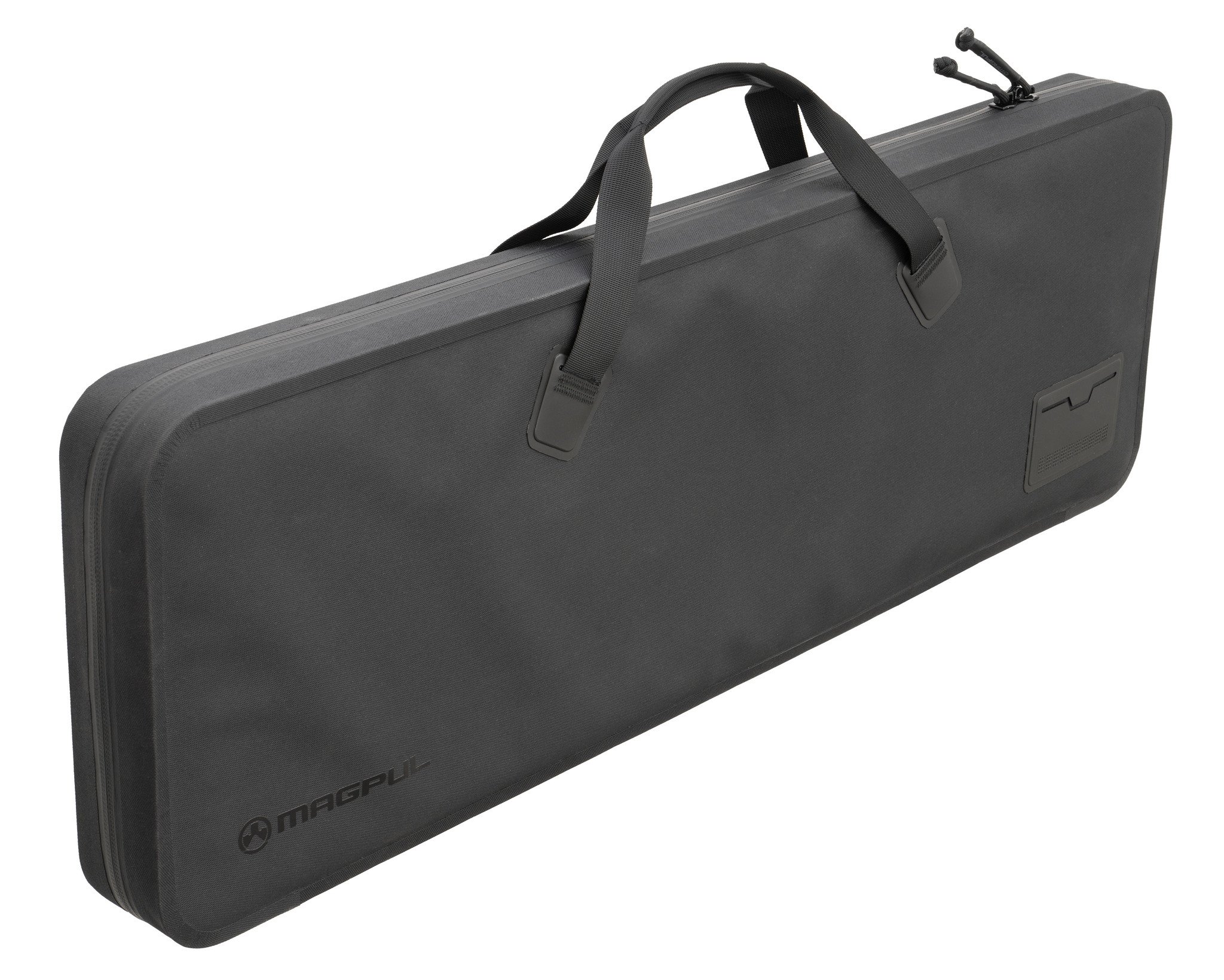 The Magpul DAKA Soft Case SC35 is a soft rifle case made from their proprietary DAKA Grit material, making the case lightweight, flexible, durable, and weather resistant. The SC35 measures 35"(L)X12"(W)X 3"(H) and is designed to be used on those days when weight, speed, and flexibility matter the most. It functions as a travel bag for your car, a range bag, or a hunting case. It was even designed to nest securely inside their DAKA Hard Case C35 for those times that require extra protection for your travels, but you also need light weight and flexibility at your destination. The case's two external YKK Aquaguard zippers are extremely rugged and include easy-grip 550 cord pulls that are reinforced with heat shrink wrap. The case has a MOLLE-style base and includes four reconfigurable DAKA Gear Straps to secure a rifle, MOLLE-compatible pouches, or other gear. The interior of the lid features three stretchable mesh pockets to hold up to six PMAG LR/SR GEN M3 sized magazines, a mesh organizational pocket for small items, and a zippered pocket for accessories and documents such as NFA paperwork, targets, manuals, and other important materials. The DAKA Grit material consists of a 600D kiss-coat TPU facing layer and a TPU backing layer that are joined with RF-welded seams, providing advanced environmental, dirt, and wear protection for your gear. Other exterior features include an RF-welded ID card slot and a dot matrix grid for keeping tabs on your case. Transporting the DAKA Soft Case SC35 is customizable to shooter needs; it includes two built-in carry handles and two stowable attachment points located on the side of the case. They allow connection of a rifle sling (not included) via QD sling swivels, Paraclips, MASH Hooks, or other similar connecting devices to support carrying over the shoulder when the case is loaded with firearms and other gear.