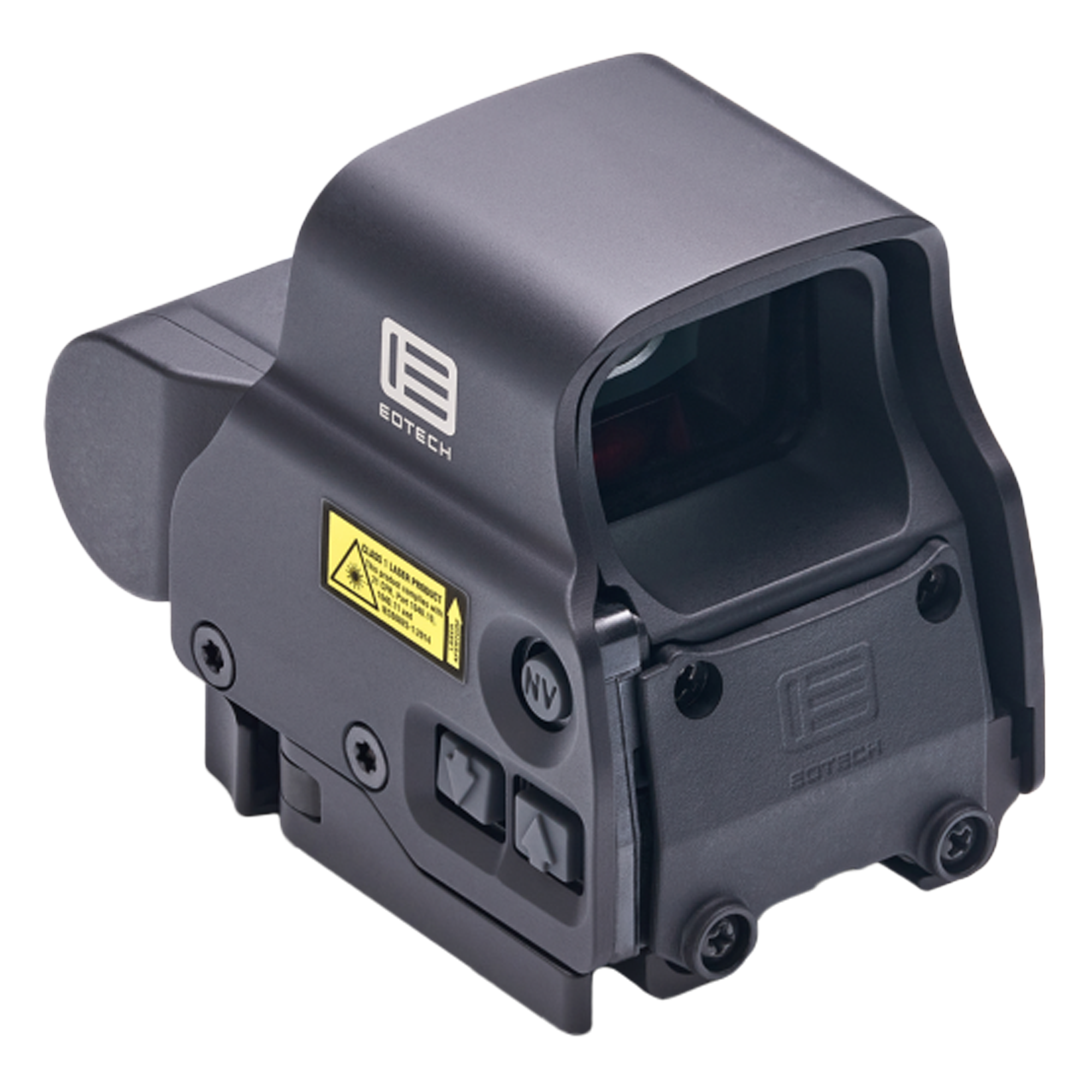 Treat yourself and upgrade your rifle to dominate tactical engagements with the EOTech® EXPS3-DCR Holographic Weapon Sight. This holographic sight features the Danger Close Reticle (DCR) which is a modification of the popular "speed ring" circle/dot reticle but corrects the point of aim, point of impact shift that occurs with close engagements when the primary dot is zeroed at distance. An aircraft aluminum housing creates a lightweight and strong optic, perfect for the rigors of everyday use. Further, the 7mm raised quick detach base allows for quick and easy mounting as well as offering lower 1/3 iron sight co-witnessing for even more versatility. This holographic sight offers true two eyes open shooting for fast target acquisition along with 20 user-controlled brightness settings along with a night vision setting for a clear, crisp sight picture in any lighting environment. Even better, this holographic sight is adjustable for both wind and elevation so you can dial in for unmatched accuracy with your favorite firearms. Operates on one CR123 battery (included) with up to 1,000 hours of battery life on nominal setting 12. Compatible with 1” Weaver or MIL-STD-1913 rails. Made in USA.