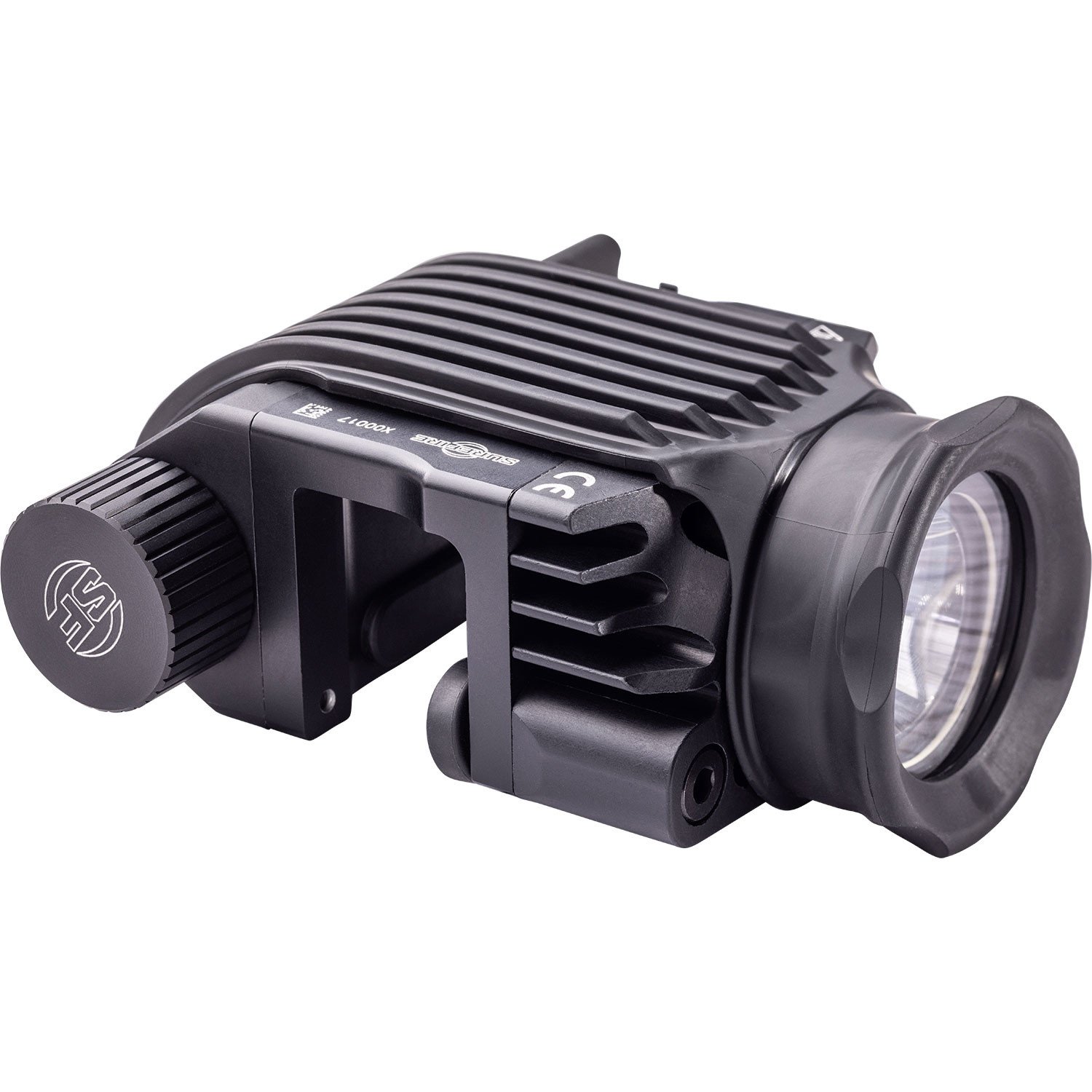 Maximize Your Shield's Utility. The SureFire BSL-A Ballistic Shield Light increases safety for military and law enforcement ballistic shield users. It installs easily on most ballistic shields, and its high-output LED generates 1,500 lumens of powerful illumination shaped by a precision Hybrid beam reflector optimized for medium- to long-range visibility and situational awareness. The BSL-A disrupts the night-adapted vision of potential aggressors and allows for strategic peeking around corners without backlighting the user. Its Dual Fuel design affords you the versatility of using the included rechargeable 18650 lithium-ion battery or two 123 lithium batteries for power. Our intuitive switching incorporates a pressure switch for momentary-on control and a click-through constant-on switch for unmanned shield placement. Precision-machined of aerospace-grade aluminum, O-ring sealed, and Mil-Spec hard-anodized for durability, the BLS-A's rugged body can withstand tremendous punishment, including submersion in up to 1 meter of water for 30 minutes. Every BLS-A also includes a rubber cover and protective lens for training rounds. It is built to perform no matter how demanding the mission.