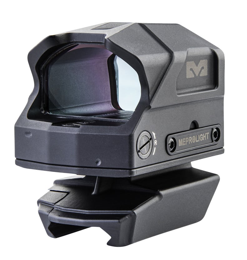 Unlock the ultimate shooting experience with the all new Meprolight® MCO PRO. Our advanced closed emitter design shields against all elements for peak performance in any environment. It features a user-selectable 3-segmentreticle with 10 Day/2 NV brightness settings allowing you to customize visibility for every scenario. Setting 5 gives you an impressive 25,000+hours of battery life, complemented by automatic and manual brightness control along with a convenient Shake Awake feature. Plus, the recoil block ensures alignment and zero hold. It is IP67 water/dust proof rated. This durable optic is built for precision. Enhance your setup with a 1.93”riser (available separately) for initiative night vision use and delve into a new level of reliability and accuracy.