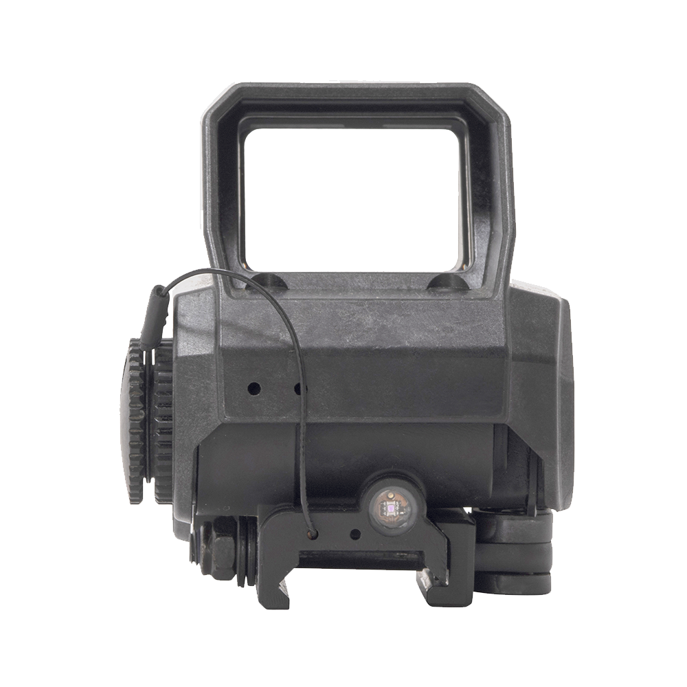 The MEPRO TRU-VISION™ electro-optical MIL- SPEC red dot
sight is shockproof, waterproof, and durable. Its short-length,
compact, and lightweight design addresses the need for
co-mounting multiple tactical devices (magnifiers, laser pointers, etc.)
on your Picatinny rail. Energy-efficient, it provides thousands of
operating hours from a single CR123 battery.
The MEPRO TRU-VISION™ also features an automatic brightness
control system that enables clear visibility of the red dot in any
lighting condition. If the user chooses to manually control the reticle
brightness level, there are 16 brightness settings (12 daytime,
4 nighttime (NVG/)) allowing the user to adjust to any lighting
condition they may encounter.