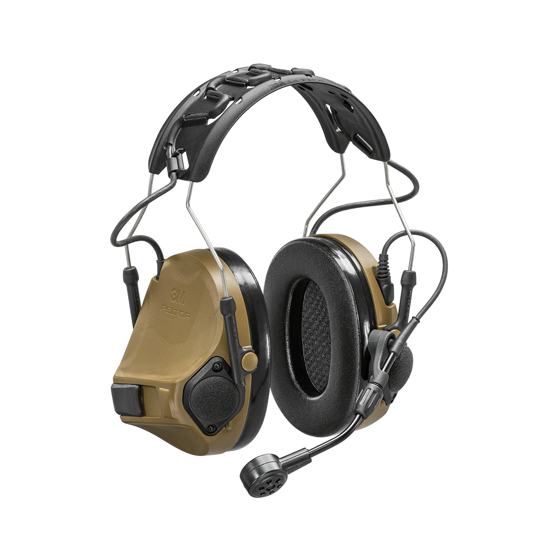 The 3M™ PELTOR™ ComTac™ VIII Headset helps protect your hearing and can help promote auditory situational awareness and communications in challenging environments. Some versions are equipped with a downlead cable for connection to a radio via a push-to-talk (PTT), and a noise cancelling speech microphone for communication in noise.