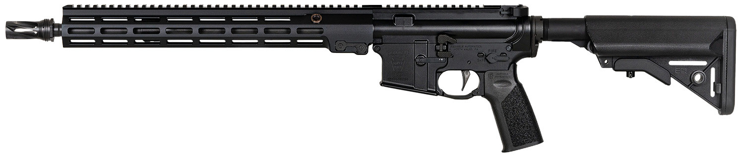Geissele Automatics 08395B Super Duty MOD1 223 Rem/5.56 NATO 30+1 16" Black Manganese Phosphate Threaded Barrel, Black 15" SMR MK16 w/Geissele Center Tab Rail Aluminum Receiver, Black B5 Enhanced Sopmod Stock, A17 Grip, Ambidextrous