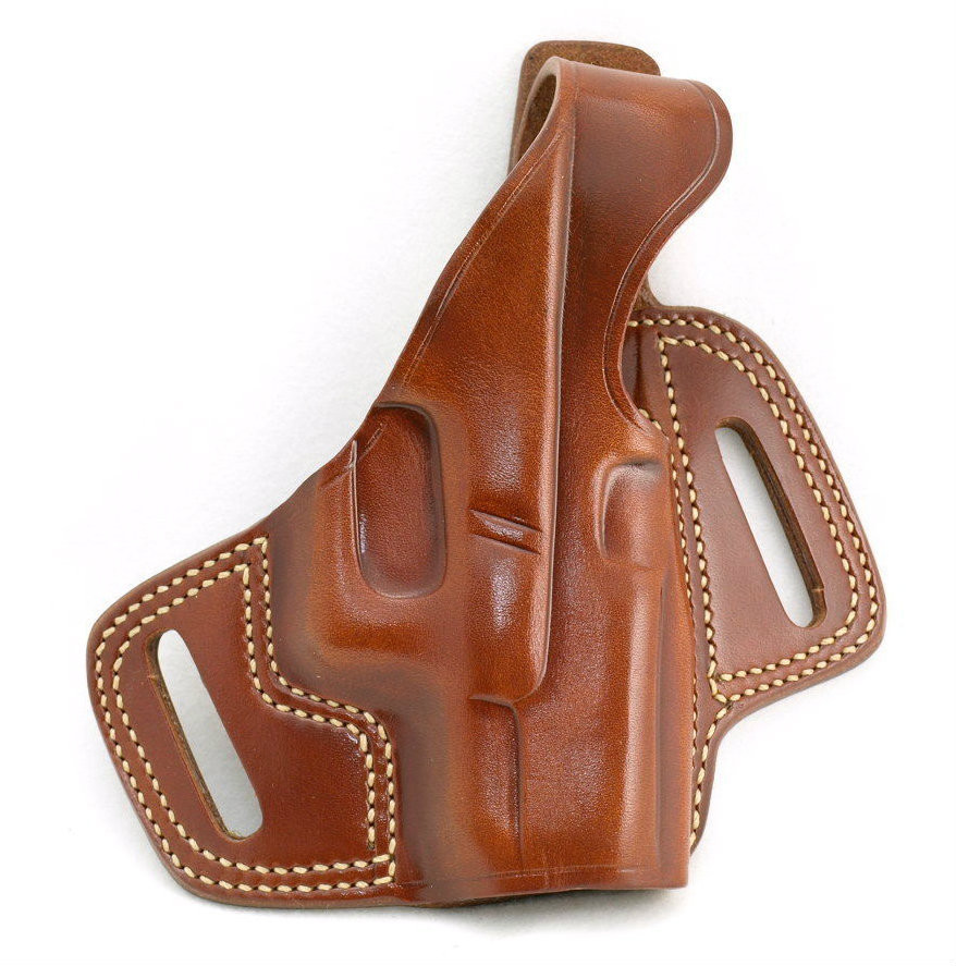 Galco Fletch High Ride Belt Holster For Glock 19/23/32 - Right Or Left Hand, Tan Or Black Leather - View #8