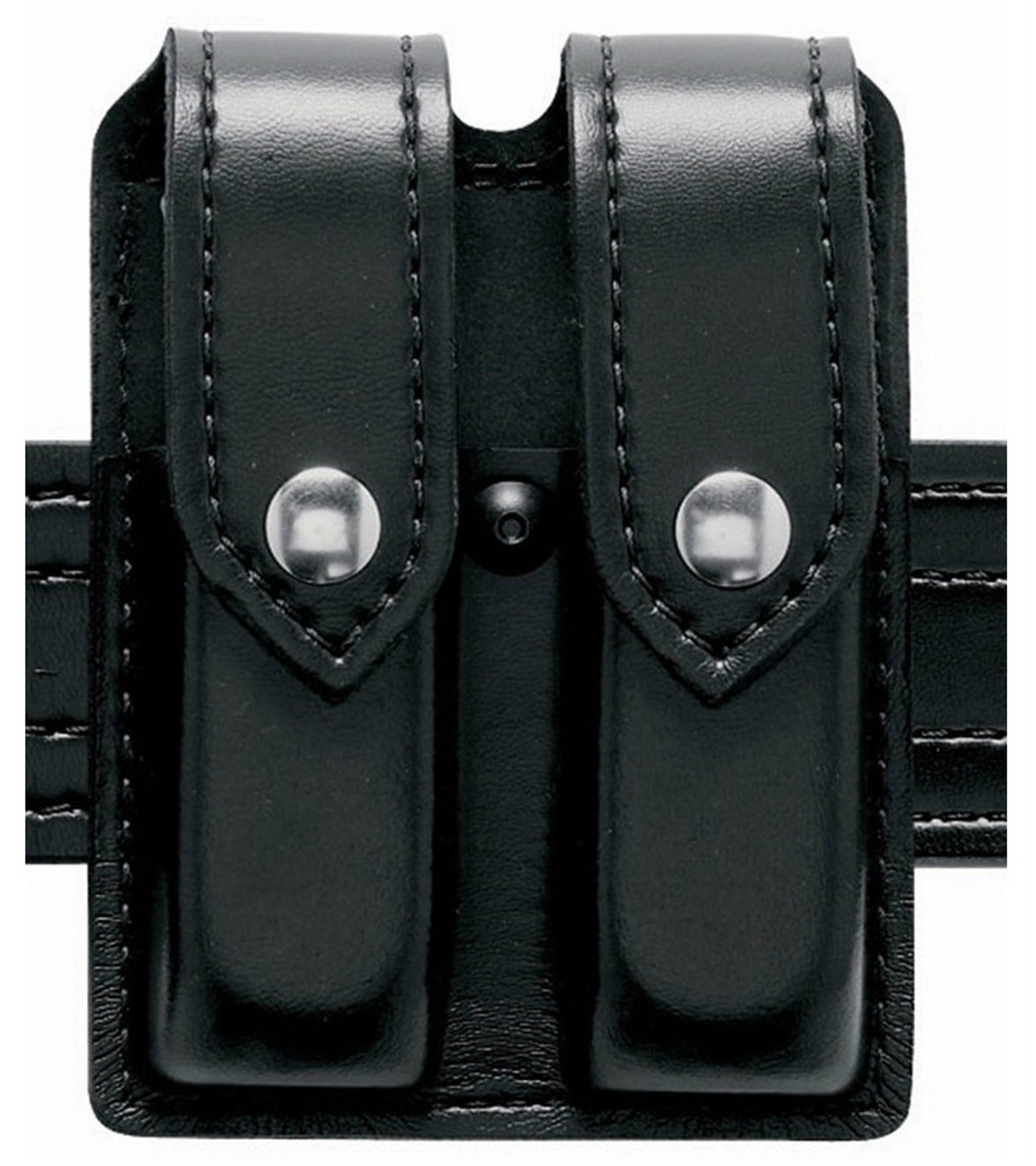 Safariland Double Pistol Magazine Pouch w/Flap for Glock 17 - STX