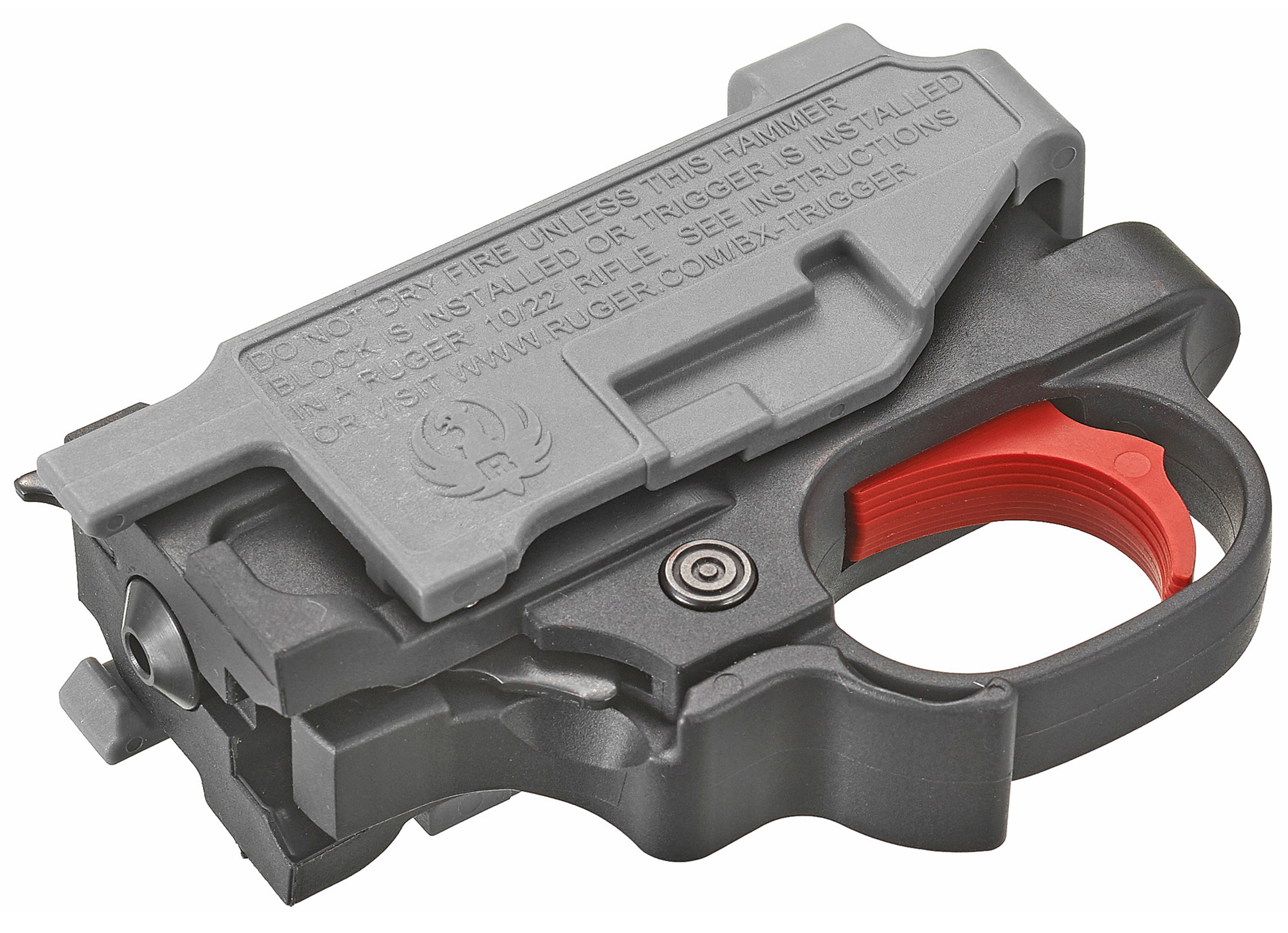 The BX-Trigger is a light, crisp, "drop-in" replacement trigger assembly that is compatible with all Ruger 10/22 rifles and 22 Charger pistols. The BX-Trigger is a Genuine Ruger Factory Accessory and is the perfect upgrade for all 10/22 rifles and 22 Charger pistol models because of the significantly reduced pull weight of approximately 2.75 lbs. The BX-Trigger is sold as a complete assembly that drops in to replace the existing trigger assembly.