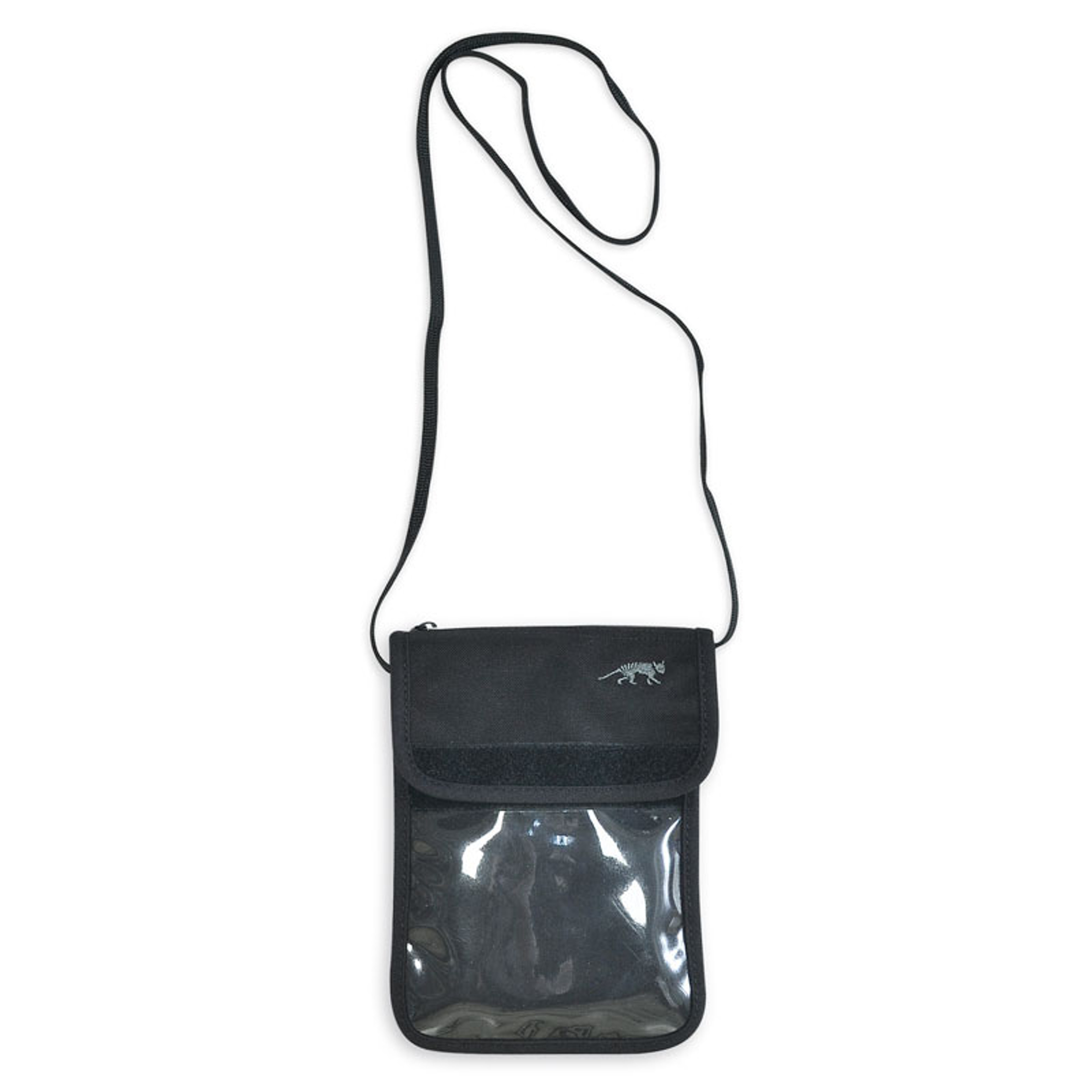 Transparent ID holder. Foldable for ID cards and documents

