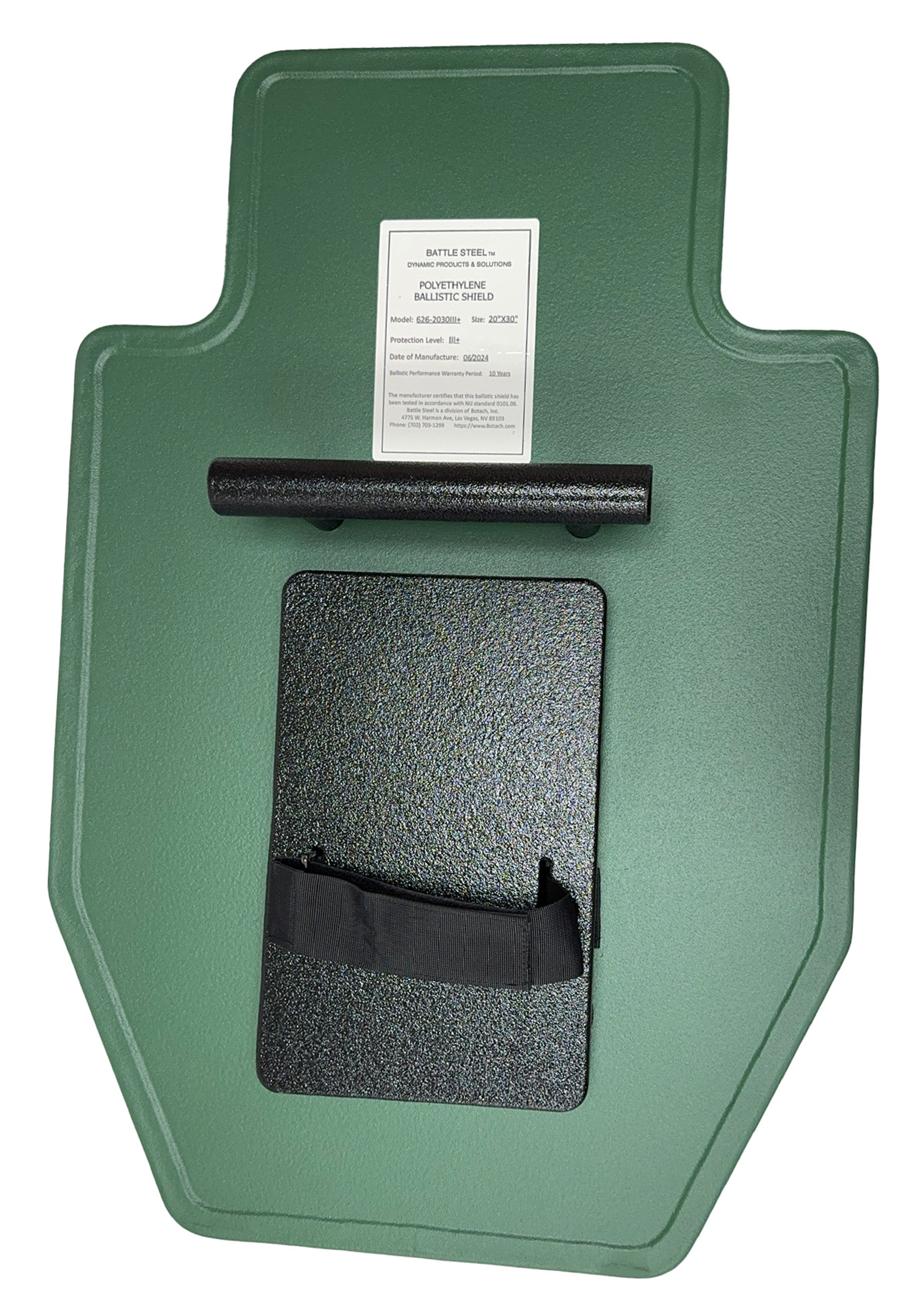 The BattleSteel Level 3+ ballistic shield is a high-protection shield that provides multi-strike protection from armor-piercing rounds and all lesser ballistic threats.mobile rifle armor protective shield
