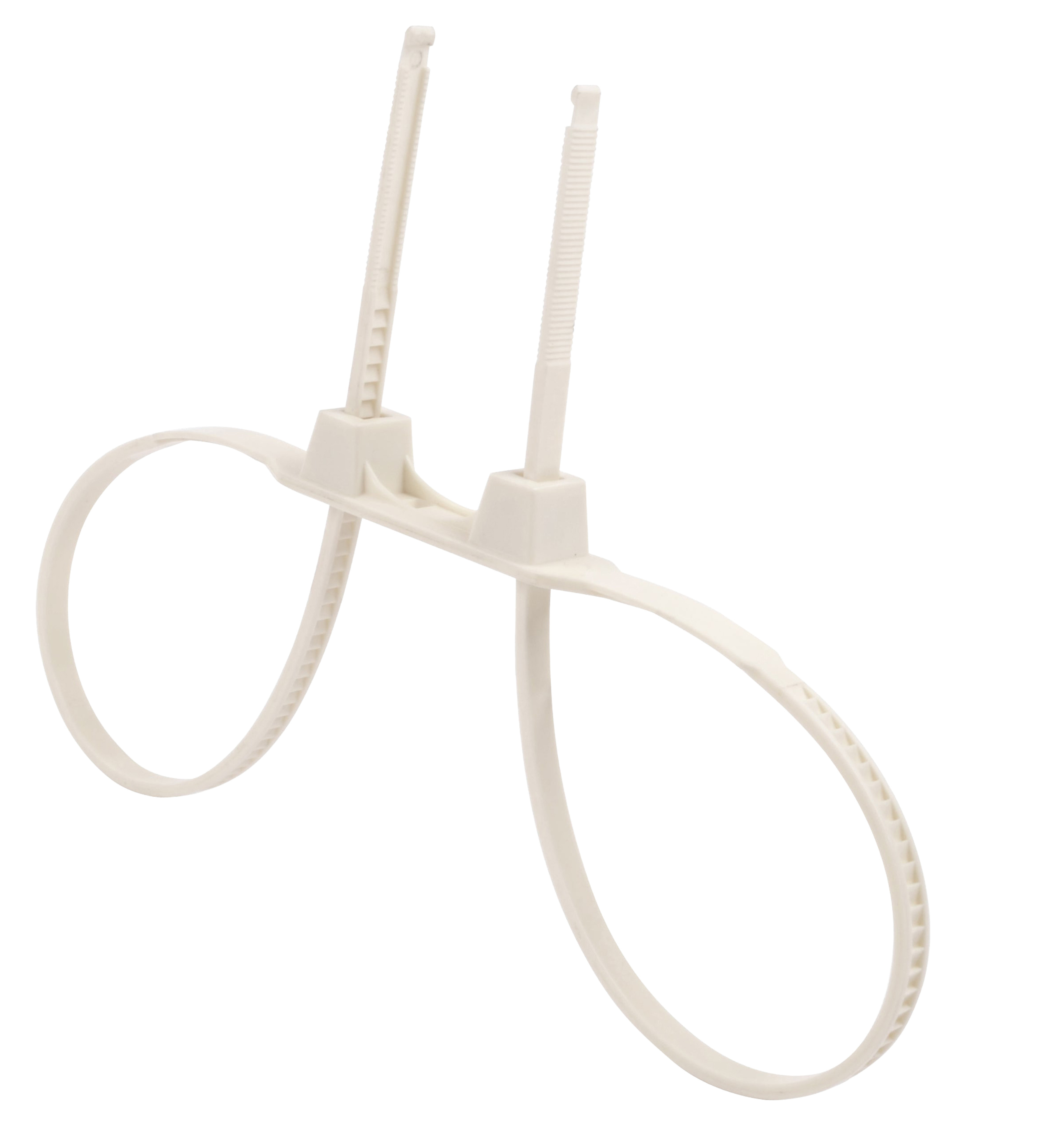 Disposable Double Cuff model 8220-3 restraints are a lightweight and effective tool for controlling both wrists and ankles. It has a tensile strength of more than 300 lbs. and provides ample space on its 1/2 in. (1.27 cm) width to write down subject information.