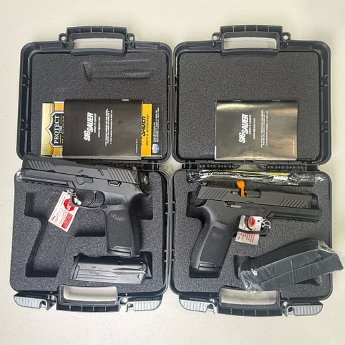SIG Sauer P320 9mm Pistol w/ 2 Magazines & Hard Case, Never Issued, Police Trade-In