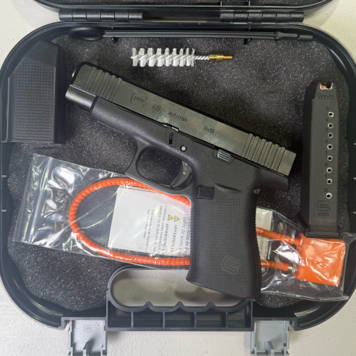 Glock G48 9mm Pistol w/ 10-Round Magazine & Hard Case, Police Demo