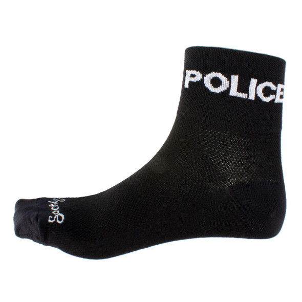 SockGuy Police Black L/XL Socks