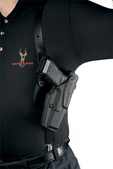 Safariland 1051 ALS Shoulder Holster System for Sig Sauer P220R/P226R DAK/DASA - Right Hand - Black - Plain