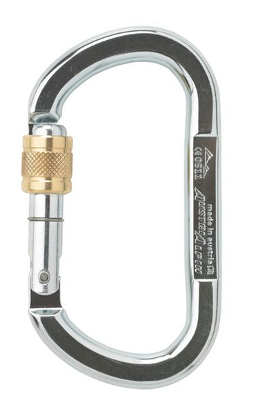 Austri Alpin Oval Big Mumma Keylock Gate w/Screw Gate Connector