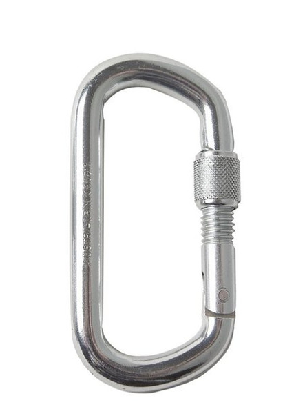 Austri Alpin Asym. Oval Connector Claw Lock w/Screw Gate