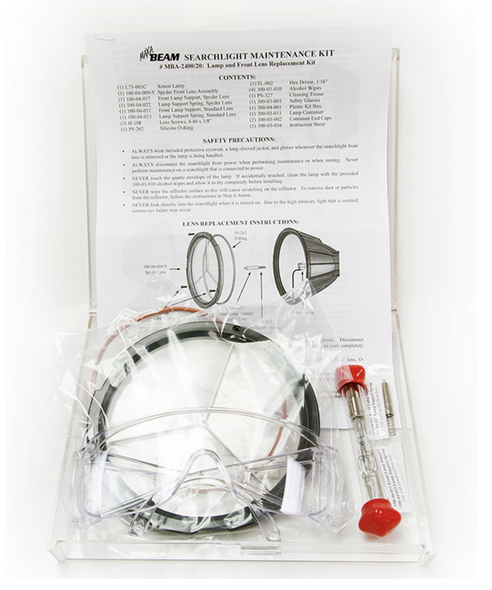 Maxa Beam Lamp and Lens Replacement Kit