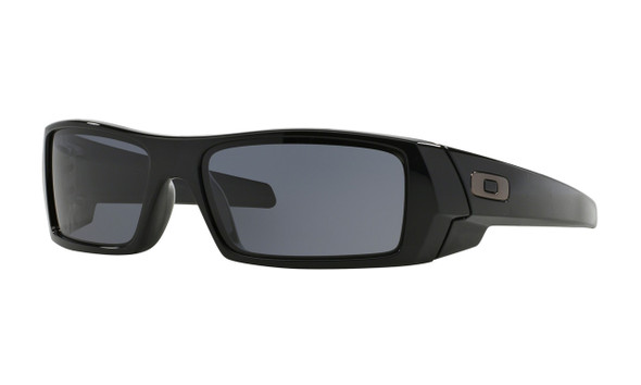 Oakley Men's Gascan Polished Black Frame Grey Lenses