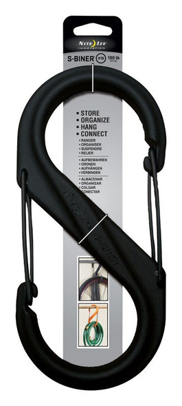 Nite Ize Big S-Biner Plastic Carabiner Size #10 Nite Ize Big S-Biner Plastic Carabiner Size #10