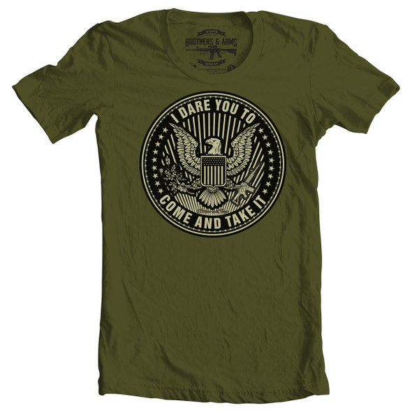 Brothers & Arms USA 100% Ring-Spun Cotton Defenders of The Free World T ...