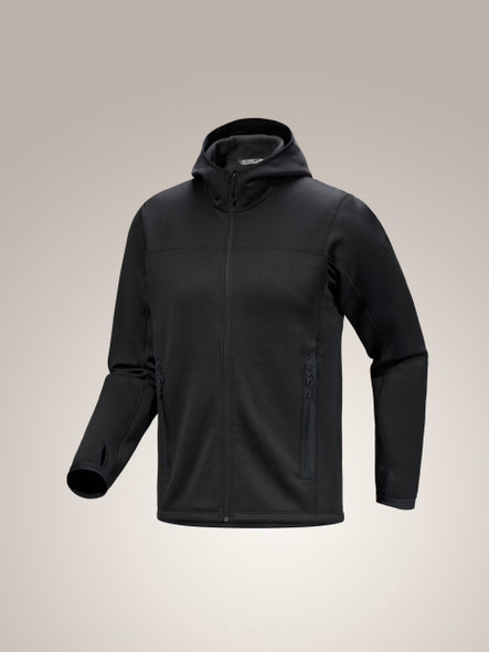 個人装備 DELTA AR 1/2 ZIP NECK HOODY MEN'S Black Arc'teryx LEAF Delta AR 1/2 Zip Neck Hoody