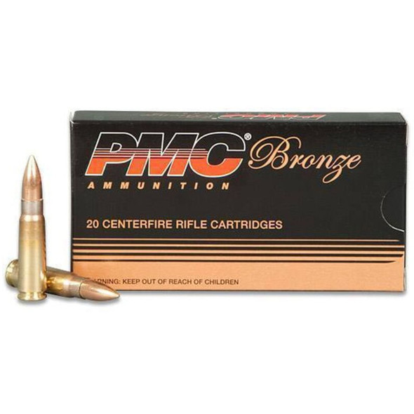 PPU 7.62x39 123GR FMJ Ammunition 20 Rounds