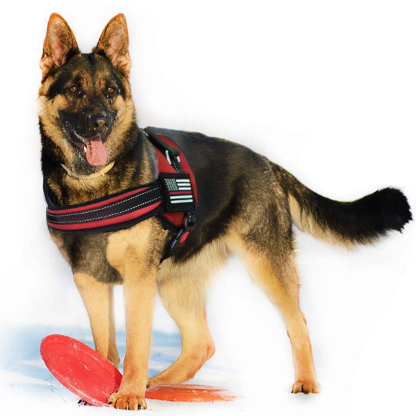 Thin Red Line Dog Harness