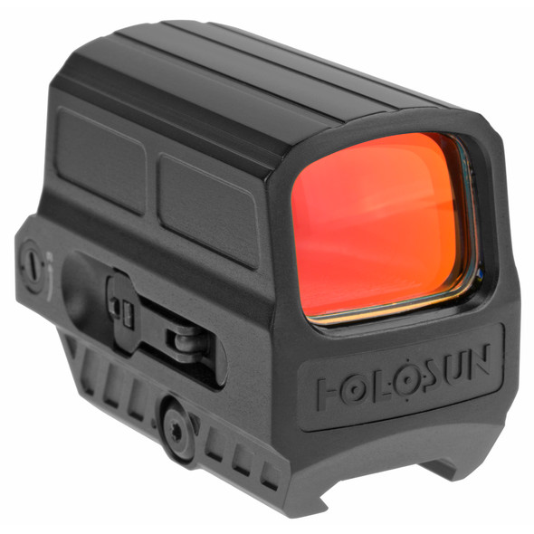 The 512C Enclosed Reflex Sight is built with an aluminum housing, wide field of view and a tool-less battery compartment. This reflex red dot optic equipped with Holosun's Multi-Reticle System (MRS) that includes three reticle choices. A 65 MOA circle dot reticle with the option of switching to a 2MOA dot only and for quick target acquisition, a 65 MOA circle only. The 512C battery life lasts up to 5-years and is equipped with Holosun’s Advanced Solar Fail-safe power engine, giving the operator indefinite run time. This optic was designed to take anything you and your environment can throw at it and give back the innovations and performance you need to finish any job.