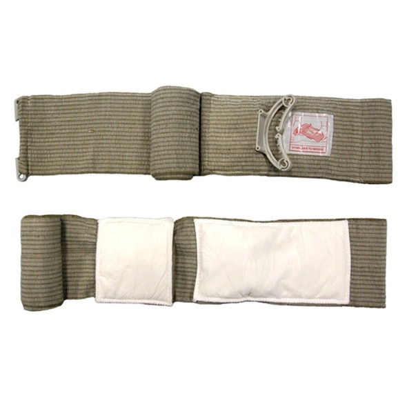 PerSys Emergency Medical Bandage w/ Mobile Pad 4" Green