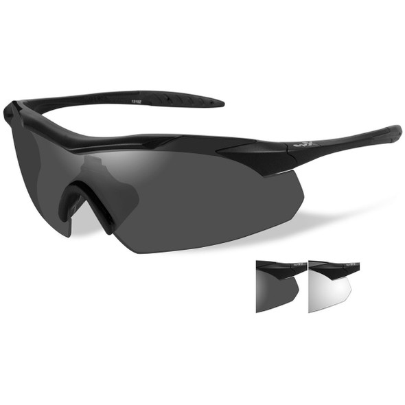 Wiley X WX Vapor Grey/Clear/Matte Black Frame