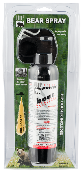 UDAP 15HP Magnum Bear Spray 260 Gram 35-Foot Range