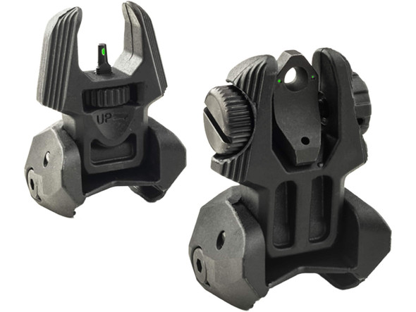 MeproLight Self-Illuminated Tritium Flip-Up Backup Sights