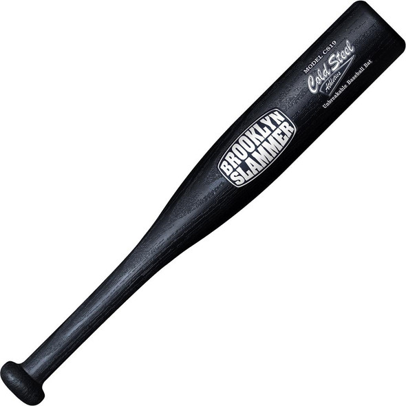 The Brooklyn Slammer may be the strongest and most durable mini-bat in the world at only 19" overall. Made from injection-molded high-performance polypropylene, this hard-wearing and durable piece of Cold Steel memorabilia is virtually unbreakable and will last a lifetime.

An ideal souvenir or collectible, this small, portable and travel-friendly bat is made to the same exacting standard as its larger brothers, and like all Cold Steel products, it is expected to be able to serve a multitude of uses and to perform when called upon!