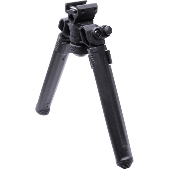 The Magpul Bipod offers serious strength and versatility at a price that provides unmatched value. Rich with important features, our lightweight Mil-spec hard anodized 6061 T-6 aluminum and injection-molded polymer bipod brings innovation in ergonomics, functionality, strength and value together. An aesthetically pleasing, low-profile design conceals its mechanisms and hardware, smoothly brushing off snags and bumps. Optimized for rapid one-handed adjustments, the bipod quickly and quietly transitions between countless user configurations. The Magpul Bipod includes many features normally found on bipods at a significantly higher cost. 1913 Picatinny Rail (MAG941)