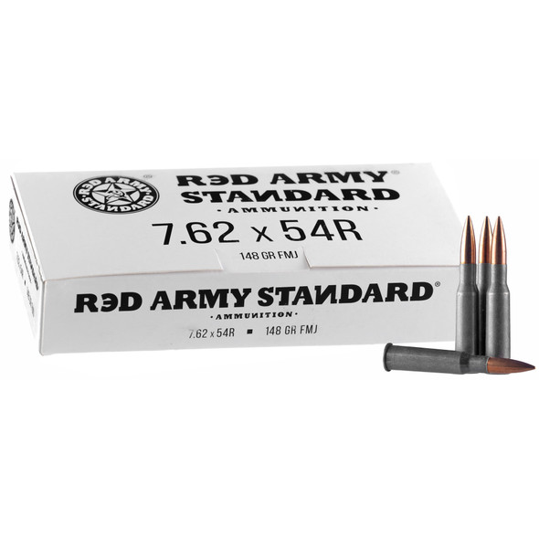 Century Arms Red Army Standard 7.62x54R 148gr FMJ Ammunition 20rds