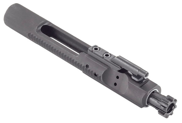 Wilson Combat Bolt Carrier features a drop in fit for any quality 5.56 case head based AR rifle. Precision machined from Carpenter 158, shot peened for increased strength and includes a tool steel extractor and ejector, appropriate extractor spring, and randomly batch HPT (High Pressure Tested). *Note- The only difference between "semi-auto" and "full-auto" carriers are the carrier weight and external profile. The "full-auto" carrier is slightly heavier to provide more mass and lower cyclic rate that can benefit carbine length and shorter gas systems, short barreled/suppressed rifles and machine guns. The "semi-auto" carrier is slightly lighter to provide the least amount of recoil impulse for rifle length gas systems and its design makes reinstalling the firing pin easier after cleaning. Both carrier types are considered completely interchangeable.