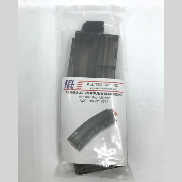 Open Box Lot Of 4 Pcs Kel Tec PLR/SU22 22 LR 26 Round Magazines (4 Pcs)