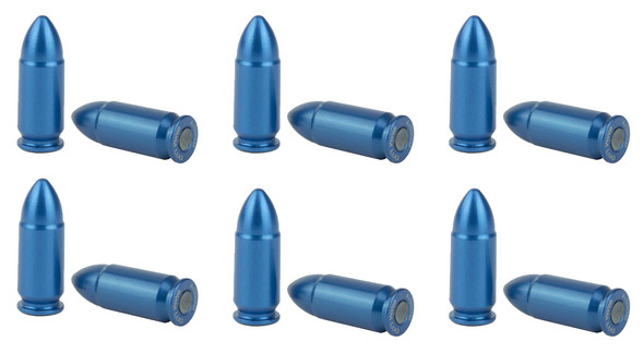 A-Zoom 9mm SNAP CAP Blue 12-Pack