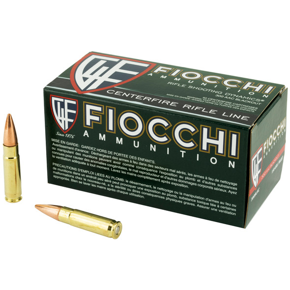Fiocchi Shooting Dynamics .300 Blackout 150gr FMJBT Ammunition 50rds