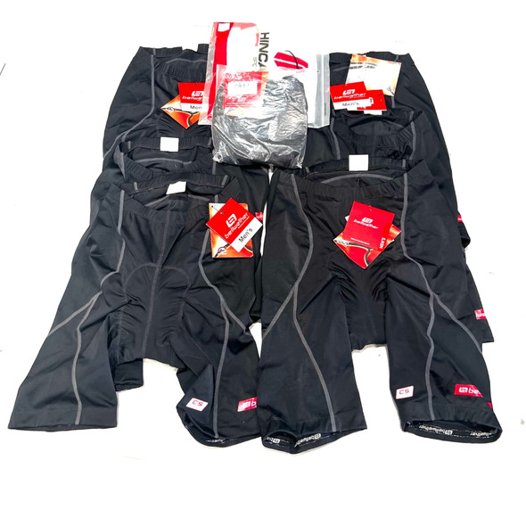 Lot of 7pc Bellwether Padded Cycling Shorts, SIZE SMALL