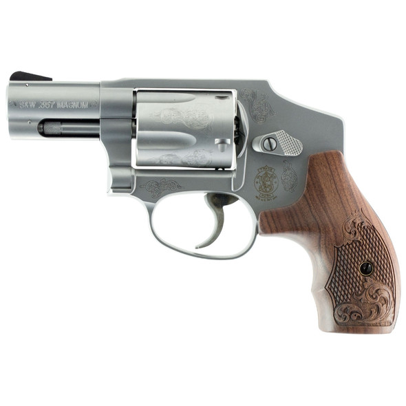 Smith & Wesson Model 640 Revolver *CA Compliant 357 Mag Engraved Stainless Steel w/ 2.13" Barrel & 5rd Cylinder