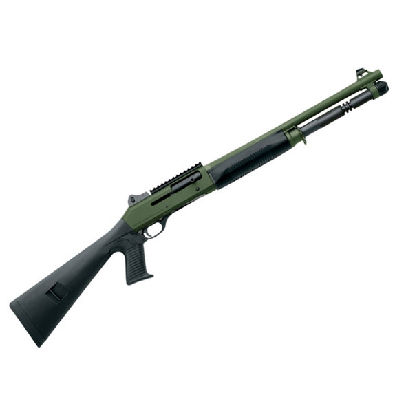 The Benelli M4 Tactical shotgun is a unique, Auto-Regulating Gas-Operated (A.R.G.O.) semi-auto. The M4 Tactical is the combat service shotgun of the U.S. Joint Services today.
