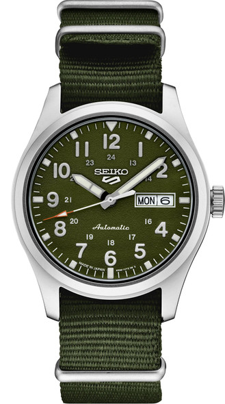 Seiko SRPG33 5 Sports Field Military 39mm Automatic Watch