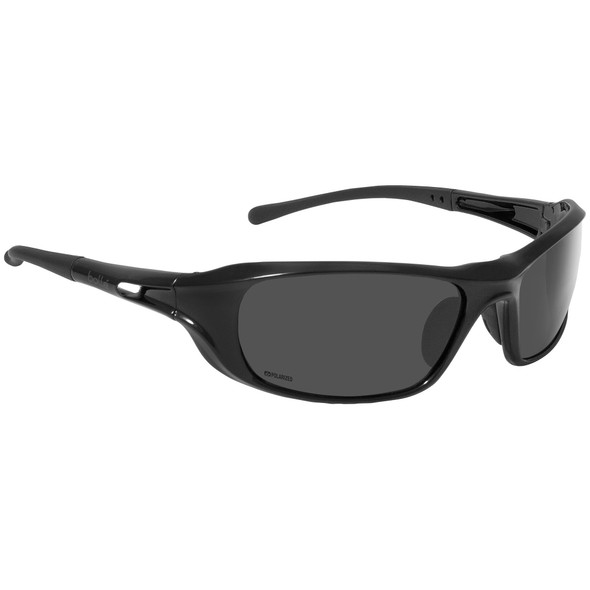 Bolle 40061 Shadow Anti Fog & Scratch Safety Glasses - Black Temples - Grey Polarized Lens