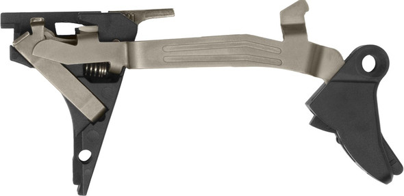 The Glock Performance Trigger meets a different set of criteria for those looking for a lighter trigger pull and ergonomics in a performance setting, all while utilizing a newly designed flat-faced trigger and maintaining the same safety features of the Glock Safe Action System. The Glock Performance Trigger will not come installed on any factory models. It is available as an accessory only. Glock does not recommend any aftermarket modifications to the Glock Performance Trigger.